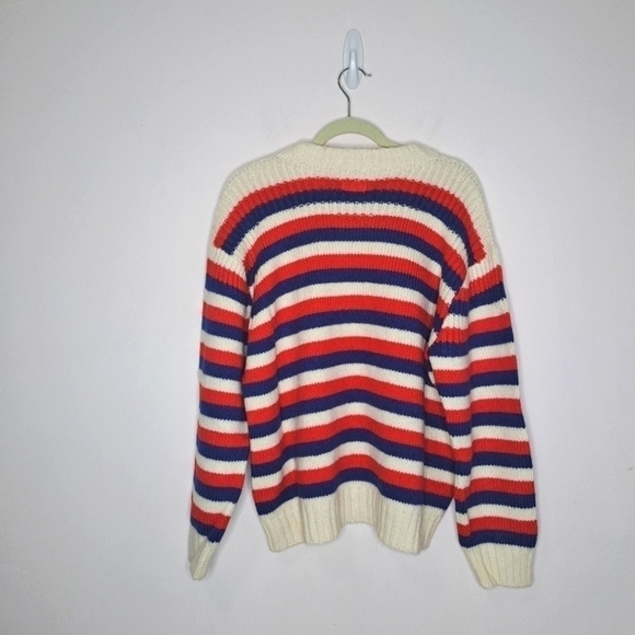 Mother the biggie jumper overboard striped sweater Medium NWT - Picture 6 of 11